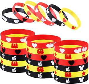 Cartoon Pattern Personalized Custom Printing Logo Rubber Silicone Wristband Promotion Creative Waterproof Silicone Wristband