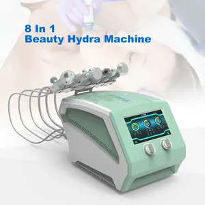 Microdermabrasion professionnelle Portable Facial Oxygen Jet Peel Beauty Hydra Machine 8 en 1 Hydro Dermabrasion Device