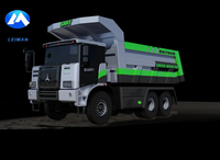 Camion benne minier de grande capacité de haute qualité avec moteur, pompe, boîte de vitesses et engrenages en fonte pour machines de terrassement minières