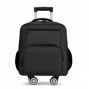 Premium Detachable Spinner Wheel Carry Duffel <b>Bag</b> Zipper Large Capacity Durable for Travel Gym Business Trip Convertible - Product Image 5