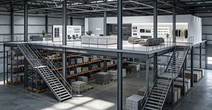 Heavy Duty Pallet <b>Racking</b> Supported Mezzanine Platform for Industrial Warehouse - Product Image 5