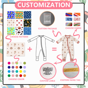 Mono con cremallera para bebé Woodland Lion, <span class=keywords><strong>pijama</strong></span> de una pieza de manga larga, suave y transpirable - Product Image 4