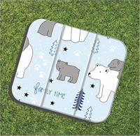 Tapis pliable en PVC anti-fatigue et imperméable 30*35cm pour le jardinage, le camping, le bain de bébé, la réparation automobile, le yoga, les sièges de stade et l'atelier