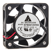 Ventilateur de refroidissement pour carte graphique et châssis CPU Delta EFB0412VHA DC12V 0.23A 40*40*10MM 4010 4CM, double roulement à billes d'origine
