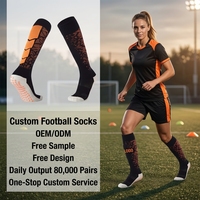Chaussettes de football personnalisées avec semelle antidérapante en silicone, coussinets antidérapants, compression respirante, respectueuses de l'environnement, pour le football
