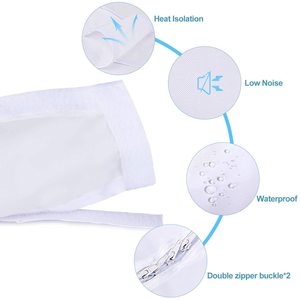 Toile d'étanchéité pour climatiseur portable 190x38cm 230x38cm, cache de fenêtre pour unité de refroidissement - Product Image 3