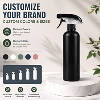 Vente en gros de flacons pulvérisateurs PET de 800 ml avec logo personnalisé pour l'emballage de savon liquide rechargeable