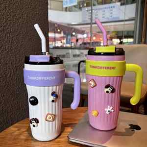 Taza de Viaje de Acero Inoxidable de Doble Pared con Aislamiento al Vacío de 860 ml, Tazas de Café Premium de Lujo Ligero para el Hogar y Exteriores - Product Image 1