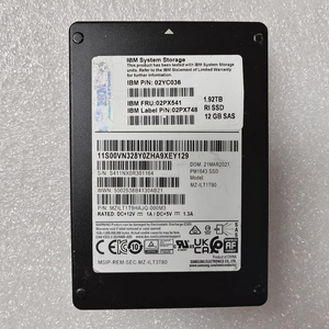 02PX541 02YC036 V5030E 1.92TB 12G SAS SSD MZILT1T9HAJQ-000M3 ความจุ 1.92TB ให้พื้นที่จัดเก็บข้อมูลขนาดใหญ่เพียงพอสำหรับชุดข้อมูลขนาดใหญ่ 12 - Product Image 1