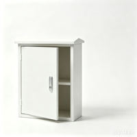 Boîtier de distribution électrique étanche IP65 en acier inoxydable galvanisé, verrouillable, montage sur rail DIN, certifié CE