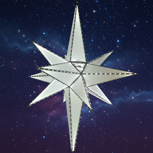 Vente flash - Décorations lumineuses LED à motif étoile 3D de Noël <span class=keywords><strong>Evermore</strong></span>, en PVC -20+40 avec 90 accessoires, utilisation commerciale en extérieur - Product Image 2