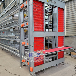 Large Capacity 10000 Chickens h Type Automatic Layer Chicken <strong>Cage</strong> Hens Poultry <strong>Design</strong> Battery <strong>Cages</strong> for Poultry Manure Removal - Product Image 1