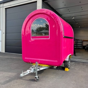 JIYANG Remorque de cuisine mobile entièrement équipée en tôle, pour pizzas, barbecues, restauration rapide, glaces, hot-dogs, bonbons et snacks, en vente - Product Image 2