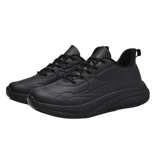 Best-selling Black Men's Casual Sports Shoes Plus-size Lace-up <strong>Sneakers</strong> Light Weight Spring Summer Autumn Winter - Product Image 1