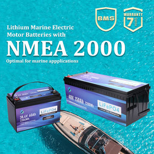 עמוק מחזור ימי סירת RV נטענת שמש סוללה LiFePO4 24V 100Ah ליתיום סוללה - Product Image 5