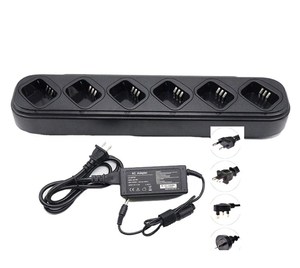 Six Way Universal Rapid <strong>Multi</strong> <strong>Charger</strong> for Motorola GP328 CP040 CP150 CP200 PR400 EP450 GP3688 Two Way Radios - Product Image 3