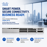 Commutateur réseau géré empilable Catalyst 9200 à 24 ports avec QoS et SNMP, capacité de 128 Gbps, C9200-24T-A