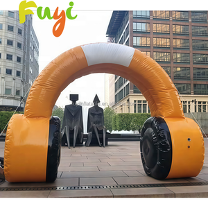 Earphone raksasa bisa disesuaikan dekorasi Digital Printing untuk acara luar ruangan promosi iklan pesta - Product Image 6