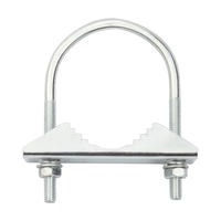 Pince d'accessoires de support croisé de matériel de montage de boulon en U d'acier inoxydable pour le mât d'antenne cellulaire