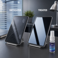 Protecteur d'écran liquide de qualité industrielle A1, nano micro-silice, essence céramique invisible modifiée anti-rayures, Guangdong