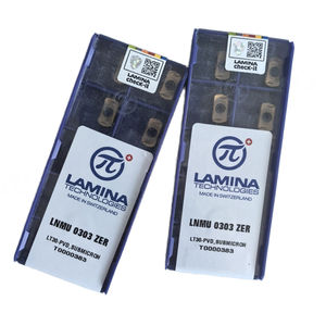 LNMU0303ZER LT30 PVD Coated Carbide Turning Inserts <b>Square</b> Shape HRC40-HRC60 CNC Lathe Machine <b>Tools</b> Laminas Brand Custom OEM - Product Image 1