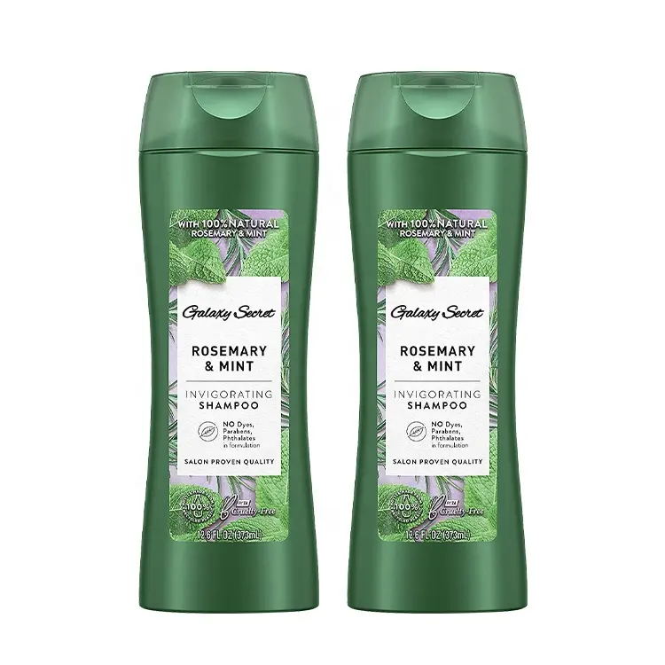 Private label natural organic vegan rosemary and mint repair damaged hair prevent hair dandruff shampoo