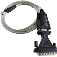 Cable adaptador de consola USB a rs232 DB9 PIN + DB25pin
