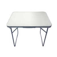 Table pliante moderne en aluminium pour usage extérieur, hôtel, salon, camping et pique-nique