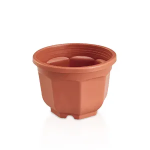 Mini en terre cuite en plastique pot de fleurs cactus pots en gros