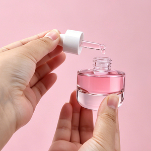 Nouvelle Arrivée Luxe 20 ml Flacon Vide en Verre à Fond Épais pour Soins de la Peau, Mini Flacon de Parfum, Flacon Compte-gouttes pour Sérum et Huile Corporelle Essentielle - Product Image 4