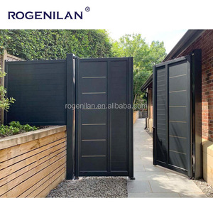 ROGENILAN Últimos Diseños de Portones Principales, Entrada Automática, Vallas de Aluminio, Puertas, Puerta Corredera Moderna para Casa, Puerta Exterior - Product Image 5