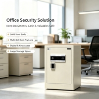 Caja Fuerte Electrónica con Pantalla Táctil JYB, Gabinete de Acero Laminado en Frío para Efectivo, Joyas y Documentos, Varios Colores