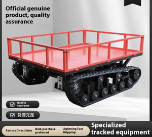 Điện Crawler Chassis nhà sản xuất Tùy chỉnh cao su Crawler khung gầm cao su theo dõi Crawler theo dõi xe Chassis - Product Image 3