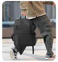 Sac à dos rétro 20L pour homme, en polyester respirant, style Oxford, décontracté et simple, idéal pour les voyages, le travail ou l'université - Nouveauté transfrontalière