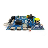 Universal 32 pulgadas 1 + 8g y 4 + 512 Smart Led Tv Circuit Board Placa base Pcb con 12V 25W