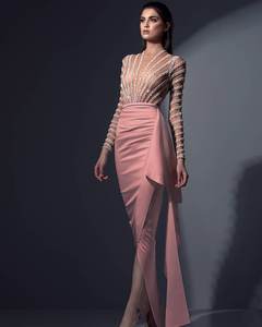 लक्जरी दुबाई मरमेड सफेद औपचारिक शाम की पोशाक 2024 सेक्सी स्कलाड उच्च स्कलाड प्रेम कपड़े महिलाओं के लिए - Product Image 4