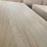Panneaux de cercueil en bois de Paulownia de qualité export, collés sur le biais, planches en bois massif basse densité, vente en gros directe d'usine