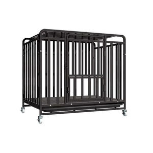 Cages pour chiens Cages pliables pour grands chiens Cage en métal fermée en acier inoxydable solide pour l'extérieur - Product Image 6