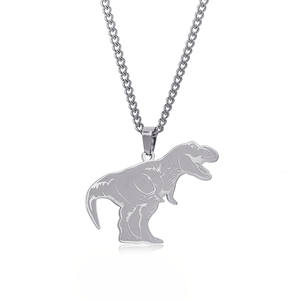 Moda Cool Hip-Hop Rock <span class=keywords><strong>Collar</strong></span> de hombre Cross-Border Nuevo colgante de dinosaurio de acero inoxidable <span class=keywords><strong>Collar</strong></span> de acero de titanio - Product Image 6