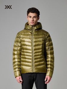Veste d'hiver légère à capuche X-BIONIC Wilderness pour homme, rembourrage en <span class=keywords><strong>duvet</strong></span> de canard <span class=keywords><strong>800</strong></span> Fill Power, doublure anti-froid pour l'automne et l'hiver, 24687 - Product Image 3