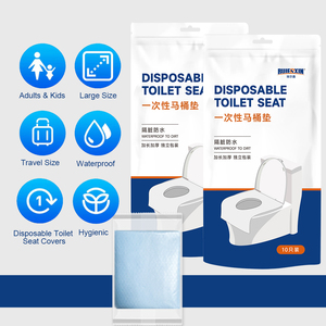 Extra große tragbare Einweg-Toiletten sitzbezüge Wasserdichte Reise-und Taschen sitze - Product Image 3