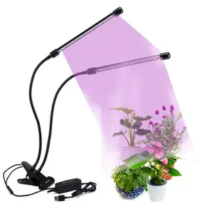 LED 성장 빛 USB 포트 전체 스펙트럼 식물 램프 실내 Ce 65 ABS 5V Ir 빛 970nm 타이머와 식물 성장 램프