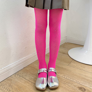 Toddler Kids Mesh Fishnet Net Rhinestone Bling <strong>Tights</strong> Fishnet Pantyhose Baby <strong>Girls</strong> Net Mesh Glitter Rhinestone <strong>Christmas</strong> <strong>Tights</strong> - Product Image 3
