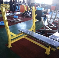 ASM-H2032 Banc plat de musculation pour la gym, équipement de fitness