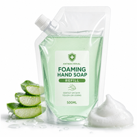 Pochette souple transparente personnalisée anti-fuite et anti-odeur, imprimée sur mesure, en plastique épaissi, pour savon liquide ou thé