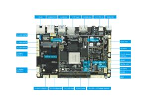 Placa base Android RK3399, placa de desarrollo Android con tarjeta SIM 4G LTE, sistema integrado con BT y WIFI para máquinas expendedoras - Product Image 3
