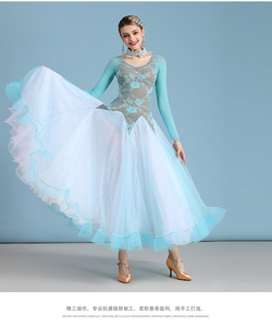 Vestido de Baile Latino OCTMY826 <span class=keywords><strong>para</strong></span> Niñas, Vestido de <span class=keywords><strong>Tango</strong></span> y Baile de Salón, Traje de Competición, Ropa de Práctica - Product Image 4