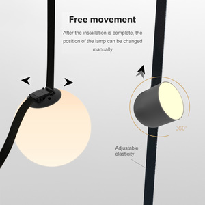 Đèn led thanh ray gắn nam châm kiểu dáng hiện đại 5 10W 24V đạt chuẩn <span class=keywords><strong>CE</strong></span> ROHS, hệ thống đèn ray chiếu sáng linh hoạt, bộ đèn trần, sản xuất bởi các nhà sản xuất đèn led. - Product Image 4