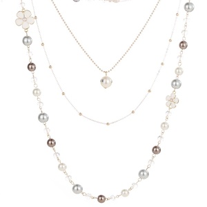 Pull décoratif long multi-couches pour femme, tendance, avec pendentif perle, automne-hiver, polyvalent, modèle UD2020121801 Water - Product Image 5