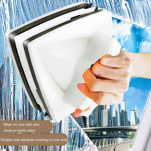 유리창 세척용 스퀴지가 있는 양면 마그네틱 윈도우 클리너 가정용 윈도우 와이퍼 자석 유리 클리너 - Product Image 6